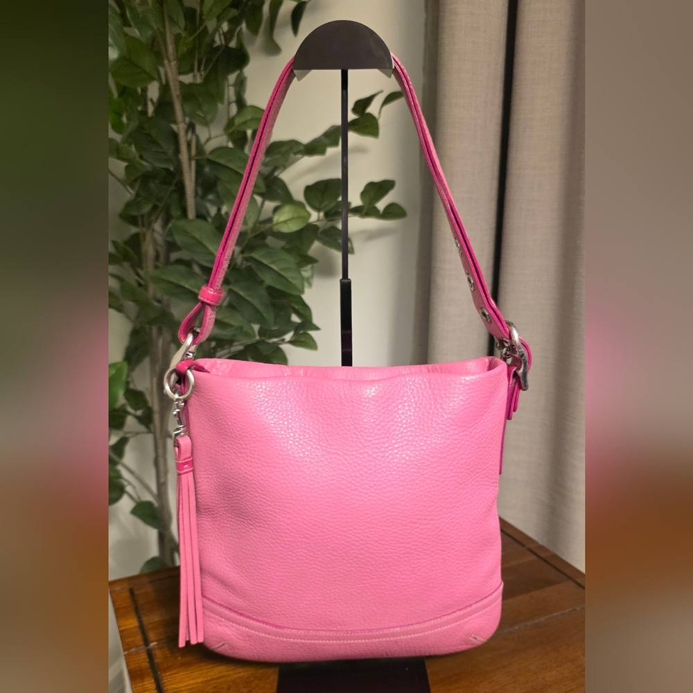 Coach Vintage Legacy Pink Soft Milled Leather Crossbody or Shoulder Bag